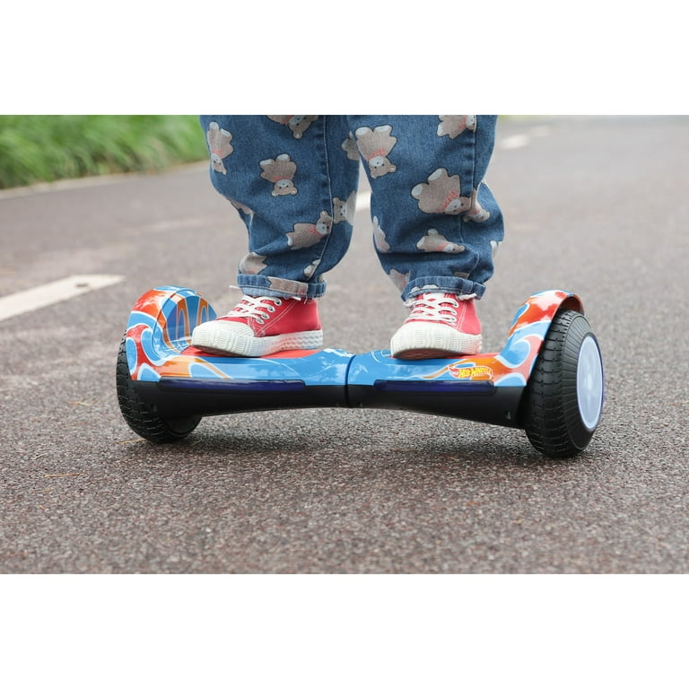 Hot Wheels Hoverboard with Light Up Wheels Blue and Red