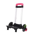thumbnail image 1 of HILABEE Trolley Cart Wheeled Cart,6 Wheels Compact Stair Climbing Cart Folding Hand Cart Red, 1 of 9