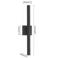 thumbnail image 7 of umeiluce 24" Cylinder Outdoor Wall Sconce Minimalist Linear Modern LED Wall Light for Entry Bedroom,Black Porch Light, 7 of 7