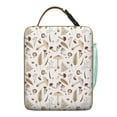thumbnail image 3 of Fairy Tale Mushroom Insulated Lunch Bag – Boho Vintage and Botanical Woodland Mushroom Pattern, Cottagecore Fungi with Gothic and Whimsical Aesthetic, Waterproof Thermal Cooler Tote, 3 of 3