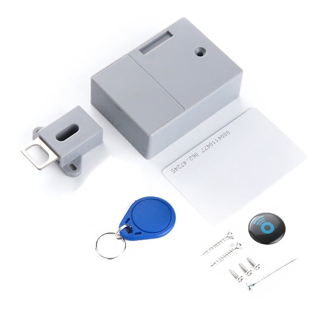 Battery RFID IC Card Sensor Cabinet Drawer Intelligent SmartLock DIY Invisible Hidde Digital Lock without Perforate Hole