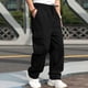 thumbnail image 4 of Pantalones cargo para hombre: para todas las estaciones, color liso, múltiples bolsillos, tejido de poliéster, corte regular para actividades al aire libre/entrenamiento., 4 of 8