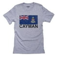 thumbnail image 1 of Cayman Flag - Special Vintage Edition Men's Grey T-Shirt, 1 of 2