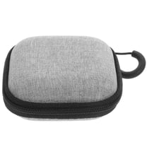 NICEXMAS Light Grey Travel Cord Organizer Case for Earbuds and Charger Storage