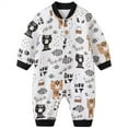 thumbnail image 4 of 0-18M Newborn Infant Baby Boy Girls Long Sleeve Romper Cartoons Bodysuit Clothes One-piece Outfit, 4 of 11