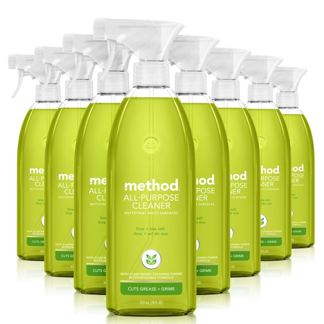 Limpiador multiusos Method, lima y sal marina, 800 ml (paquete de 8)