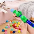 thumbnail image 5 of Automatic Cat Toy Interactive Play Exercise Teaser Wand Alternative With Pompoms For Indoor Cats, 5 of 5