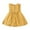 Yellow, variant on Coerni Girls' Casual Dresses, Baby Bowknot Printed Summer Dress Toddler Girls Sleeveless Ruffles Floral Beach Sundress