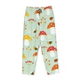 thumbnail image 6 of Uemuo Mushroom Bee Pattern Women's Wide Leg Palazzo Lounge Pants with Pockets Light Weight Loose Comfy Casual Pajama Pants-Medium, 6 of 9