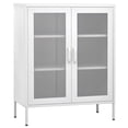 thumbnail image 2 of vidaXL Storage Cabinet Sideboard Filing Cabinet with Shelves for Hallway Steel, 2 of 2