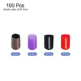 thumbnail image 3 of 100pcs Rubber End Caps 16mm ID Vinyl Round Tube Bolt Cap Cover Screw Thread Protector Black, Red, Brown, Purple, 3 of 5