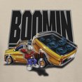 thumbnail image 2 of Rollin Hard Boomin Graphic T-Shirt (X-Large, Sand), 2 of 4