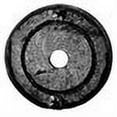 thumbnail image 2 of Acorn Manufacturing Irxp 3" Iron Art Round Flat Passage Escutcheon - Black, 2 of 2