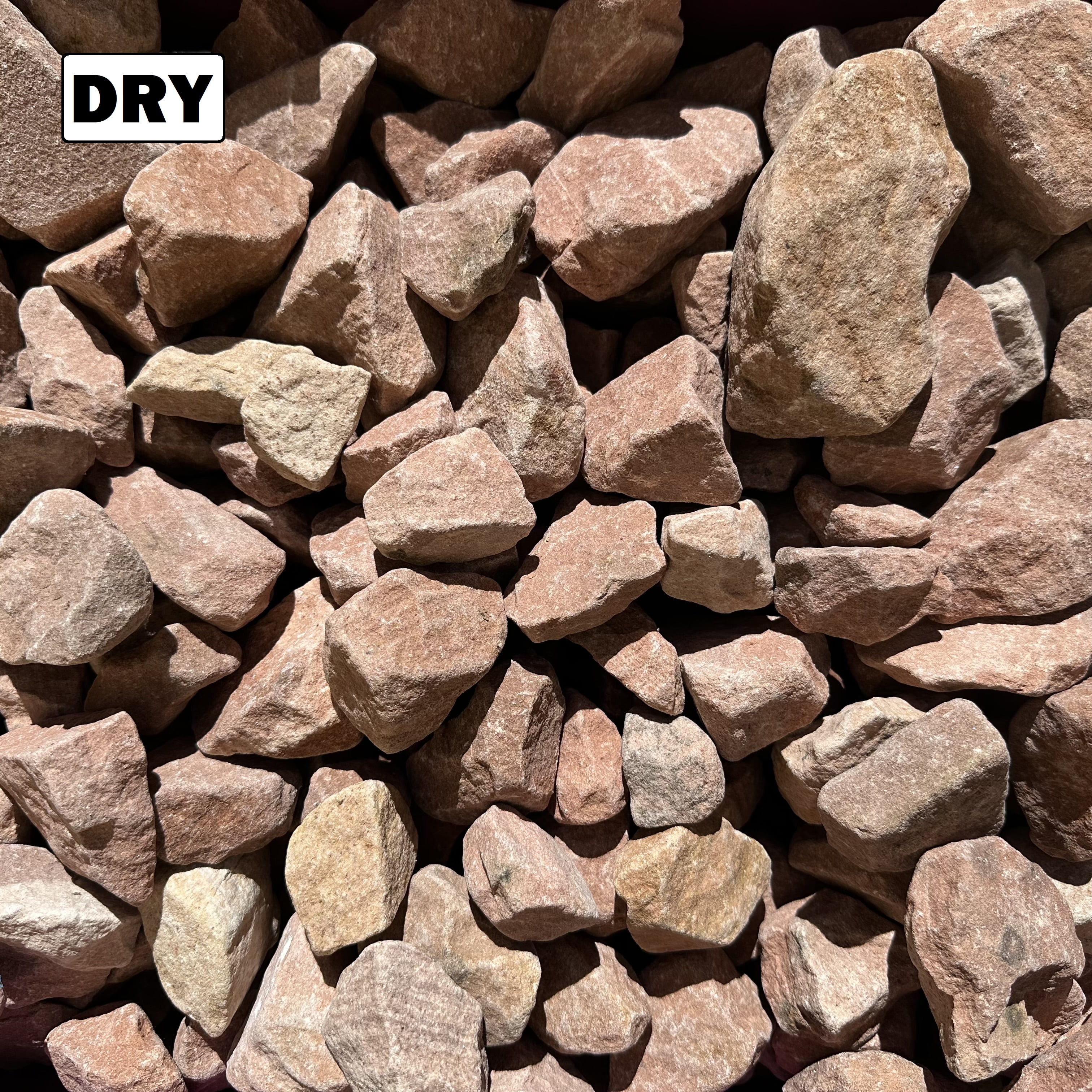 18 Pounds of Red Sandstone Rocks 2" to 5" Size, Stones Gravel Pebbles for Landscaping, Terrariums, Aquariums, Gardens, Pond Water Features, Flower Pots, Decorative Walkways, Bonsai, Fairy, Crafts
