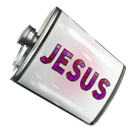 

NEONBLOND Flask Jesus Purple Stained Glass