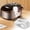 White, variant on ZFSBZBS Rice Spoon Holder Self-Adhesive Rice Scoop Storage Rack Magnetic Design Rice Cooker Spoon Holders Ladle Rest Sticky Hook,Black