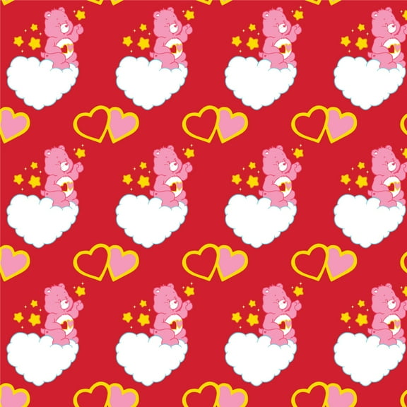 Care Bears Love-A-Lot Bear Premium Roll Gift Wrap Wrapping Paper