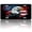 Bald Eagle American, variant on 1pc Polished Aluminum License Plate Flying Bald Eagle Suitable All Vehicles, Scratch-resistant, Waterproof and Rustproof, Pre-drilled, Unisex, Perfect Gift, Car Accessory, Holiday Decor
