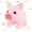 Pink, variant on Electric Pig Plush Realistic Toy, Interactive Crawling Piglet with Wagging Tail & Oink, Lifelike Animated Piglet Plush Toy