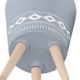 thumbnail image 7 of Set of 2 Gray Diamond Planters with Wood Legs | 10" & 12" Magnesia Pots for Indoor Plants, Succulents, Terrariums | Stylish Home & Garden Decor, 7 of 7