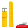 thumbnail image 3 of Correa de reloj de silicona suave de 22 mm para Breitling Avenger Challenger Yellow Wolf Super Ocean Culture, correa de pulsera para hombre, 3 of 5