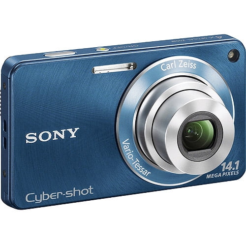 Sony Cybershot W350 Blue 14.1MP Digital Camera, 4X Optical Zoom & 2.7