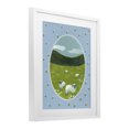 thumbnail image 3 of Stupell Industries Cottage Core Sheep White Framed Print Under Glass design by Evelyn Coleman, 21 x 17, 3 of 10