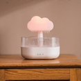 thumbnail image 4 of Cool Mist Rain Cloud Humidifier Aromatherapy Machine with 7 Changing Colors Light Low Noise Essential Oil Diffuser Desktop Humidifier, 4 of 5