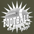 thumbnail image 3 of CafePress - Football Champions 2011 Dark T Shirt - Men's Classic Graphic Cotton T-Shirt, 3 of 4