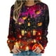 thumbnail image 3 of Ailaofu Spooky Season Sweatshirts Halloween Sweatshirt Women - Halloween Graphic Crewneck Tops Casual, 3 of 5