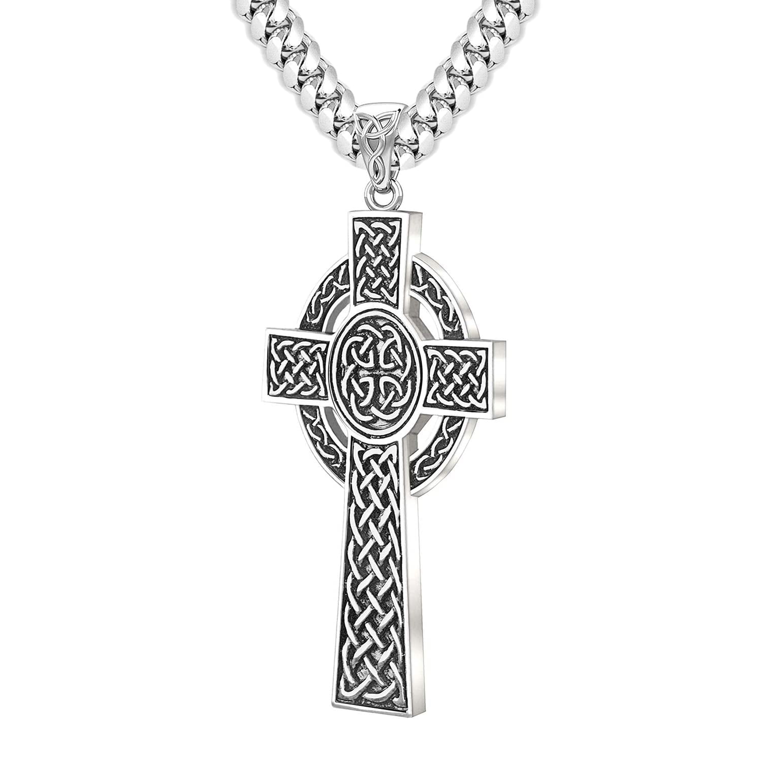9ct Yellow Gold Celtic Cross Pendant | Buy Online | Free Insured UK Delivery