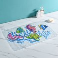 thumbnail image 3 of Alfombrilla de baño antideslizante con 23 patrones de dibujos animados, base de PVC con ventosa para ducha para niños, alfombrilla de baño con drenaje, alfombrilla de bañera ecológica, 3 of 5