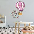thumbnail image 1 of Home Wall Decal - Life is Journey Enjoy Flight - Cute Hot Air Balloon Design Cute Hot Air Balloon in Sky under Clouds - Proudly Hand Made Decal - Size: 36 In(W) x 40 In(H), 1 of 5