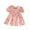 Pink, variant on Huanglei Toddler Girls Short Sleeve Strawberry Prints Princess Dress Dance Party Dresses Clothes