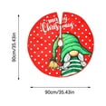 thumbnail image 2 of LSLJS Christmas Tree Skirt 35.4" Xmas Tree Bottom Decor Tree Skirt for Party Party Holiday Indoor, Christmas Decorations, 2 of 5
