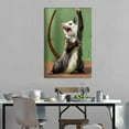 thumbnail image 3 of Funny Opossum Screaming Possum Quirky Animal Print Photo Art Painting Canvas Poster Home Decorative Bedroom Modern Decor Posters Gifts 16x24inch(40x60cm), 3 of 6
