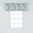 thumbnail image 2 of Ambesonne Fruit Valance Pack of 2, Spring Season Raspberries, 54"X18", Multicolor, 2 of 2