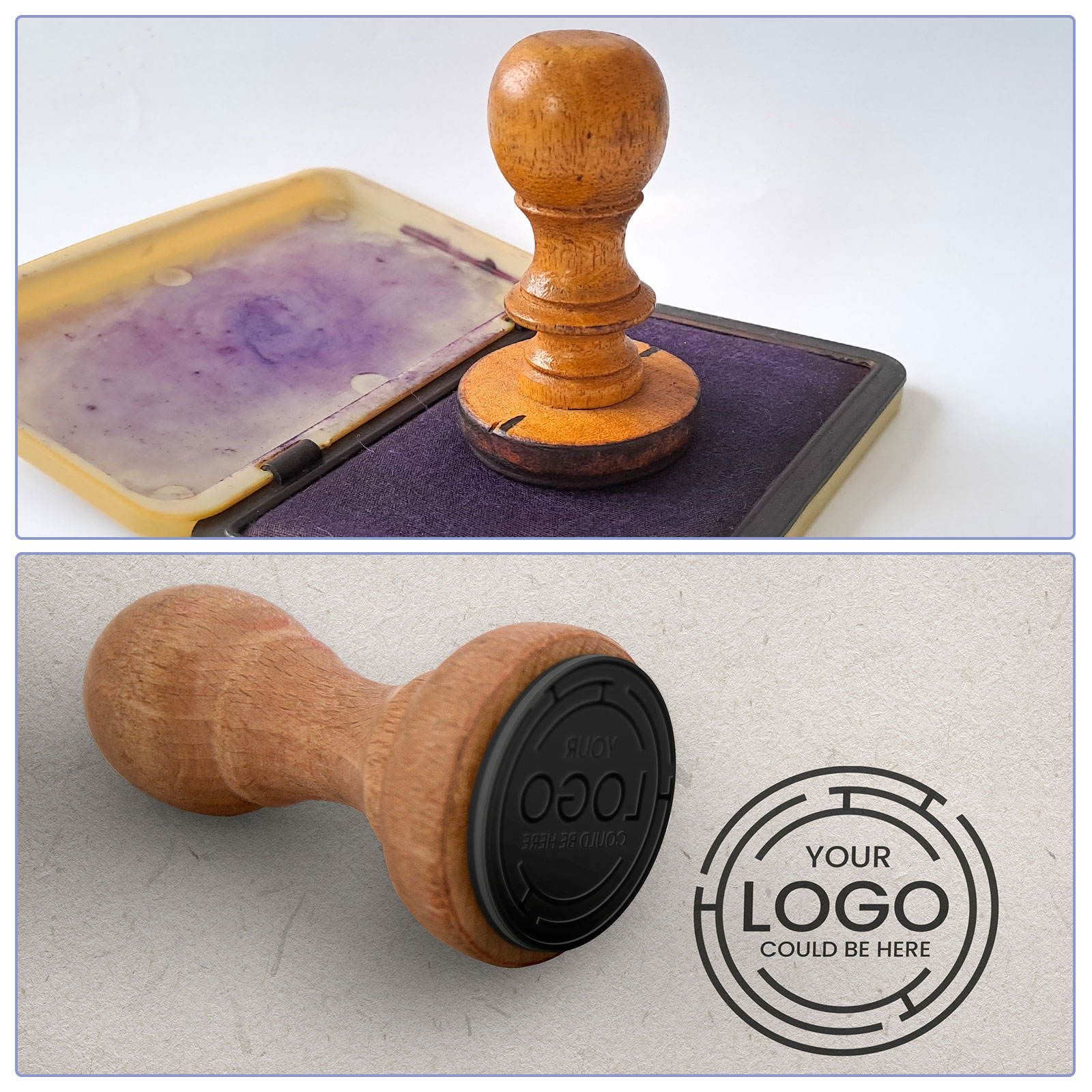 Unique Bargains Wooden Knobs Stamp Mounts for Stamp Making DIY Scrapbooking 1.38" x2.36"
