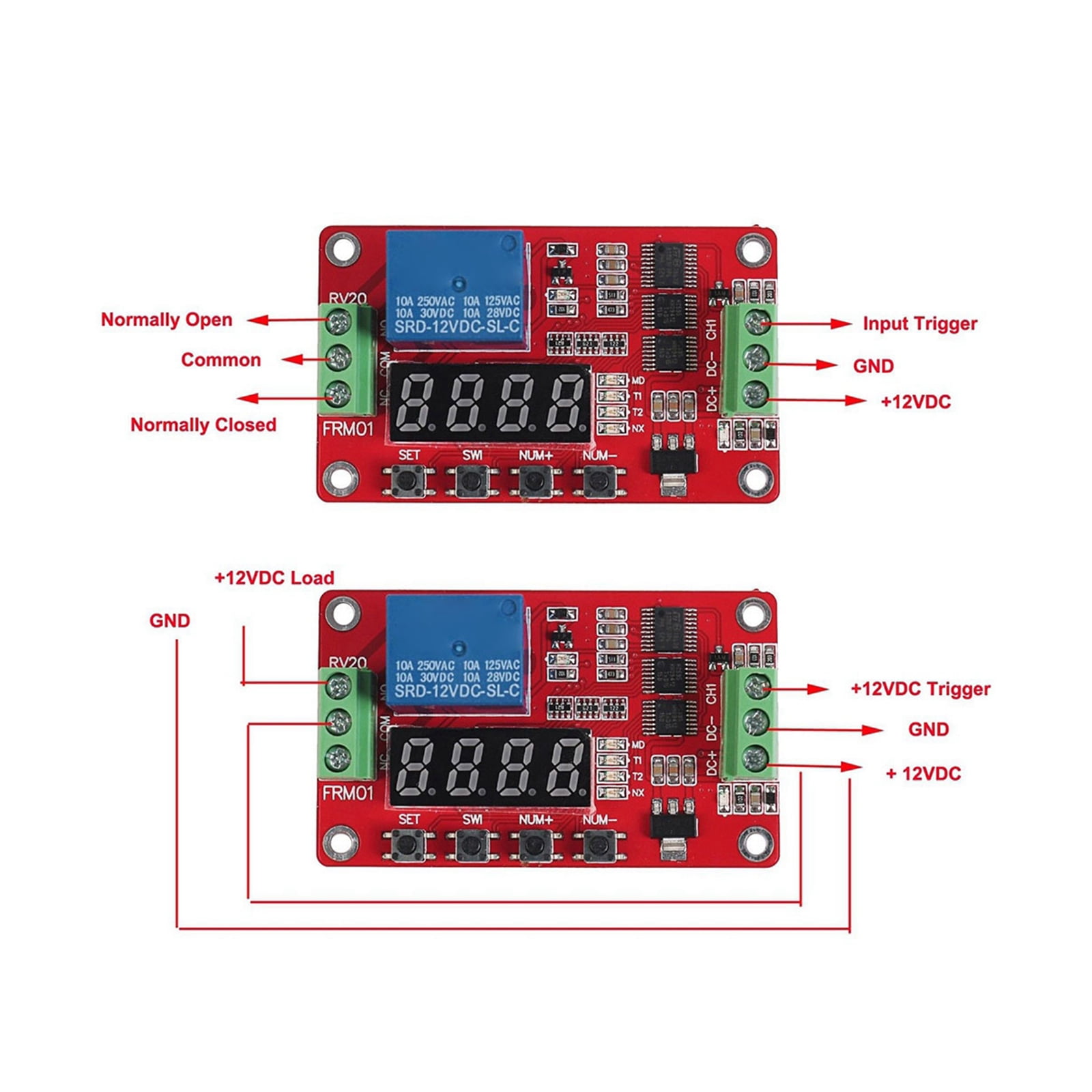 Vbestlife1 FRM01 Relay Module 18 Functions Infinite Loop Timing Self