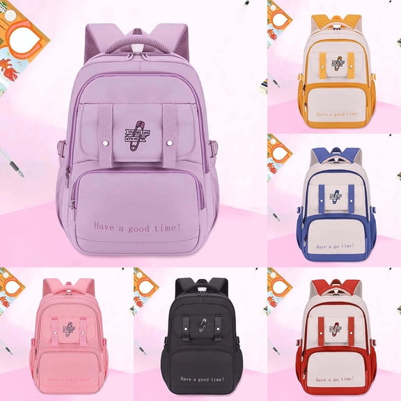 ibiyuan School Backpacks Large Capacity Versatile Daily Campus School Bag for Ages 6th 7th 10th 12th, Middle Elementary, High School, University, Commute, Weekend Travel