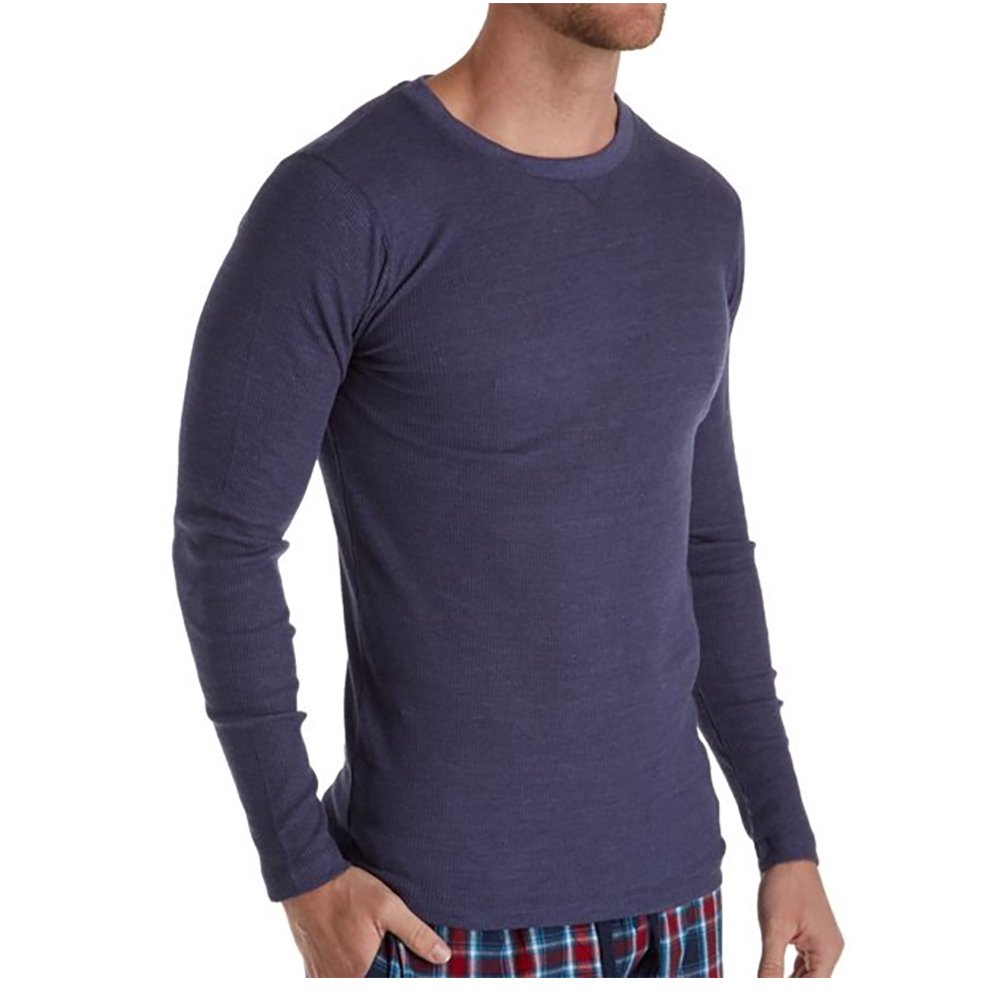 Hanes Hanes Men's Big Man Top Solid Long Sleeve Waffle Crew Shirt