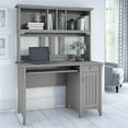 thumbnail image 2 of Salinas Small Computer Desk with Hutch in Cape Cod Gray - Engineered Wood, 2 of 7