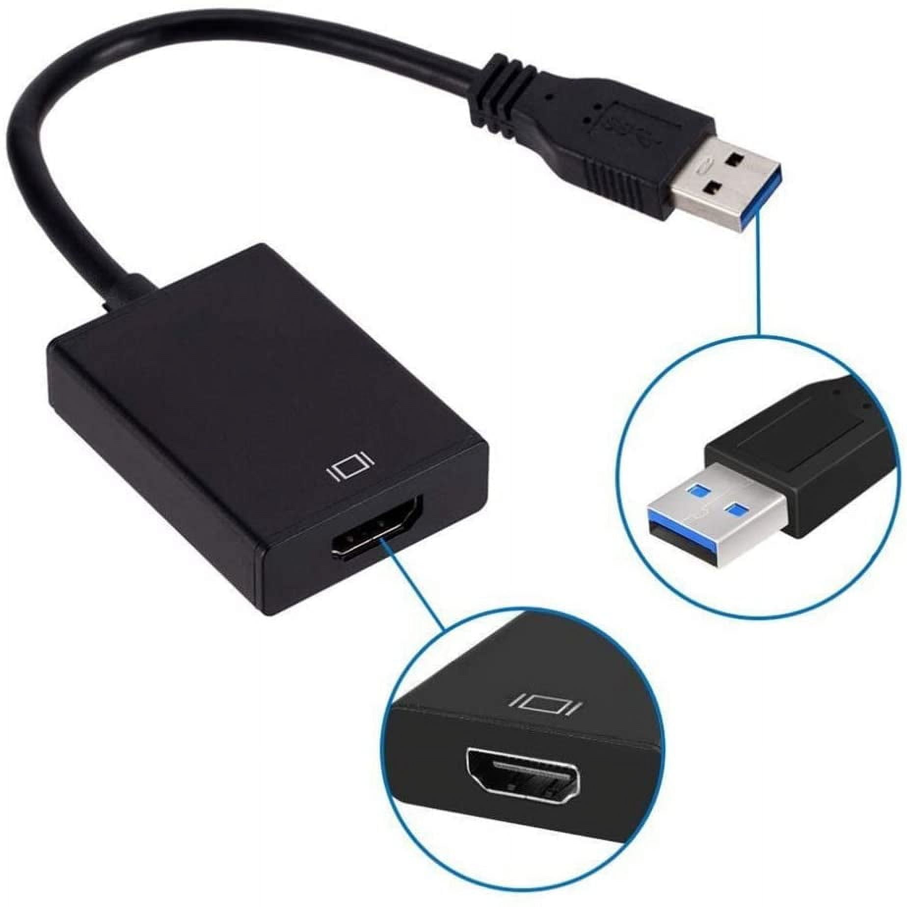 Adaptateur Convertisseur USB 3.0 vers HDMI HD 1080P pour Windows 7 8 10  XCSOURCE - Accessoire TV vidéo - Achat & prix