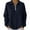 Navy, variant on Fashion Plus Size Zip Up Hoodie for Womens Casual Loose Long-sleeved Color Hooded Sweater With Pockets