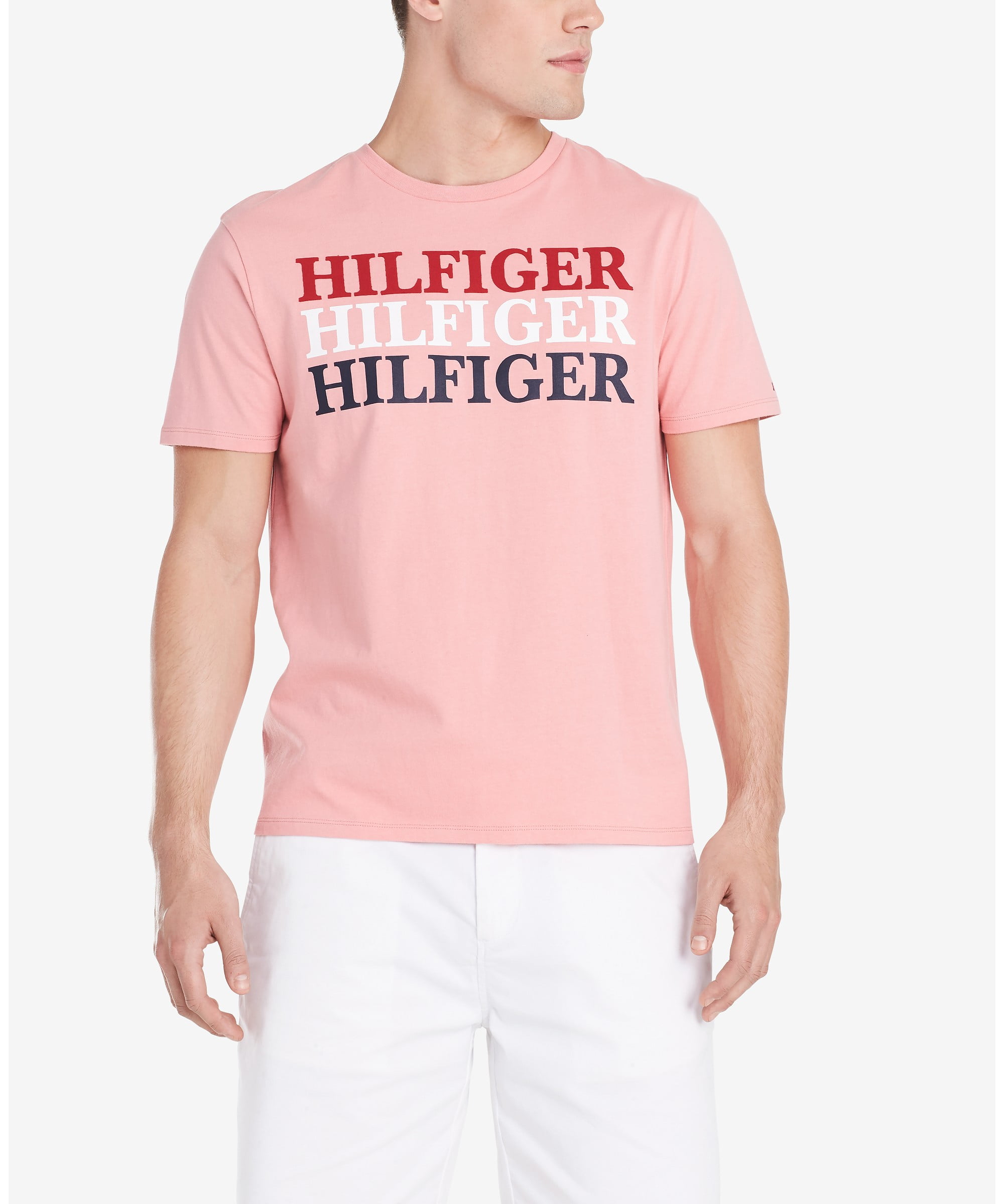 mens pink tommy hilfiger t shirt