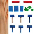 thumbnail image 4 of DOLITY Rubber Wood Graining Pattern Wall Painting Decoration DIY Tool 11 11G, 4 of 5