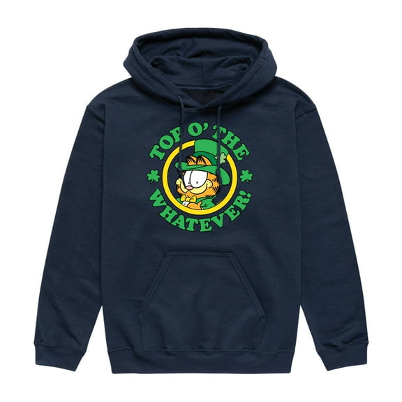 Garfield - Top O The Whatever  - Men's Pullover Hooded Fleece Sweatshirt