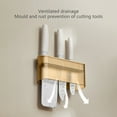 thumbnail image 7 of Btomtd Clearance,Kitchen Organizers And Storage,Kitchen Organizer,Kitchen Knife Block Without Knives Kitchen Knives Storage Organizer Wall Mounted Knife Kitchen Tools, 7 of 7