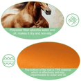 2PCS Kitchen Rug Mats Horse Art Vintage Pattern NonSkid Comfort Floor