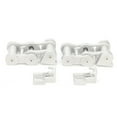 thumbnail image 2 of Pestillos de capó Bloqueo de capó de aleación de aluminio CNC apto para Jeep Wrangler JK JKU 2007-2018 Plata, 2 of 12